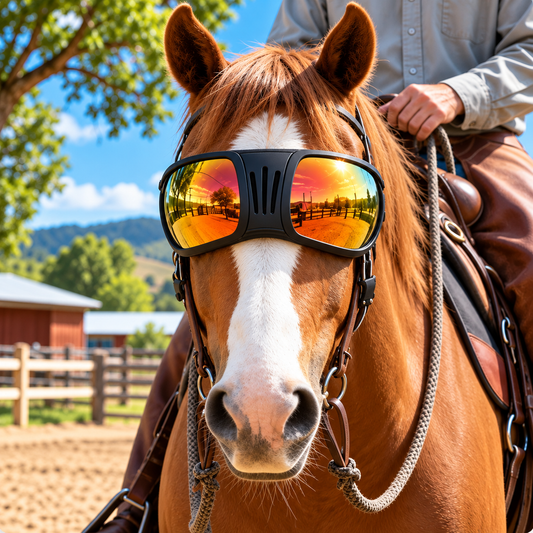 EquaShade™ Protective Horse Eye Covers